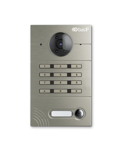Панель вызывная BAS-IP AV-01KD GREY в Уфе Вызывные видеопанели малоабонентные Pintop.ru