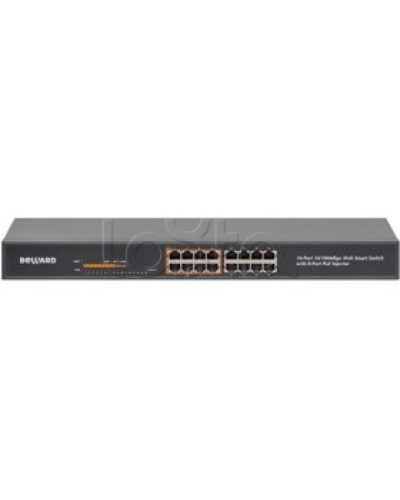 Коммутатор PoE 16-портовый Beward STW-16P8 в Уфе Коммутаторы Pintop.ru