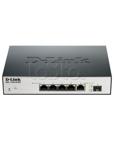 Коммутатор 6-портовый D-Link DGS-1100-06/ME/A1B в Уфе Коммутаторы Pintop.ru