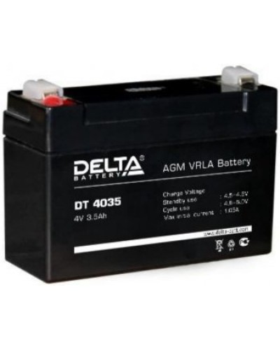 Аккумулятор свинцово-кислотный Delta DT 4035 в Уфе Электротехническое оборудование Pintop.ru