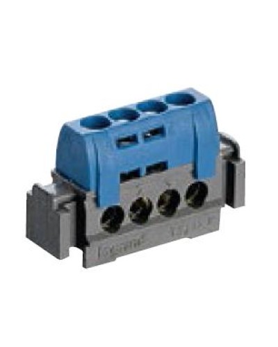 Клеммник синий 4х1.5-16 мм2 LEGRAND 004840 в Уфе Клеммные колодки Pintop.ru