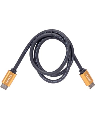 Кабель HDMI - HDMI 2.0, 1м, Gold REXANT 17-6102 в Уфе Системы видеонаблюдения Pintop.ru