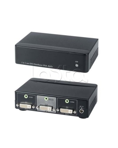 Усилитель-разветвитель DVI и аудио сигнала SC&T DD02A в Уфе Видеоусилители, Модуляторы, Делители Pintop.ru