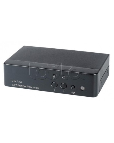 Коммутатор DVI и аудио сигналов SC&T DS02A в Уфе Видеоусилители, Модуляторы, Делители Pintop.ru