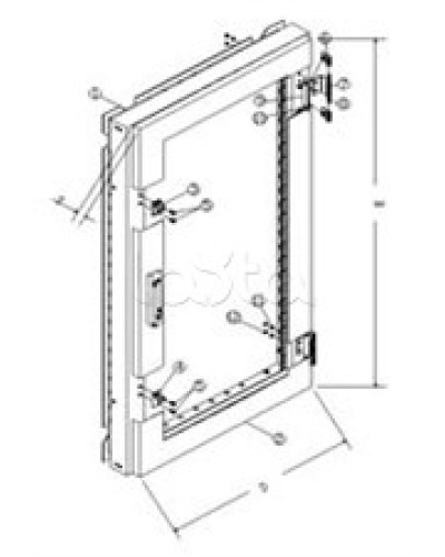 Дверь передняя плексигласовая TOA PGD-22 в Уфе Системы оповещения и трансляции TOA Pintop.ru