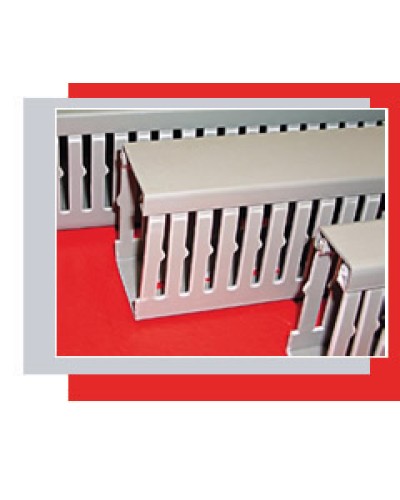 Короб перфорированный 80х60 мм (серый) Экопласт СР-Е64 в Уфе Кабель-канал Pintop.ru